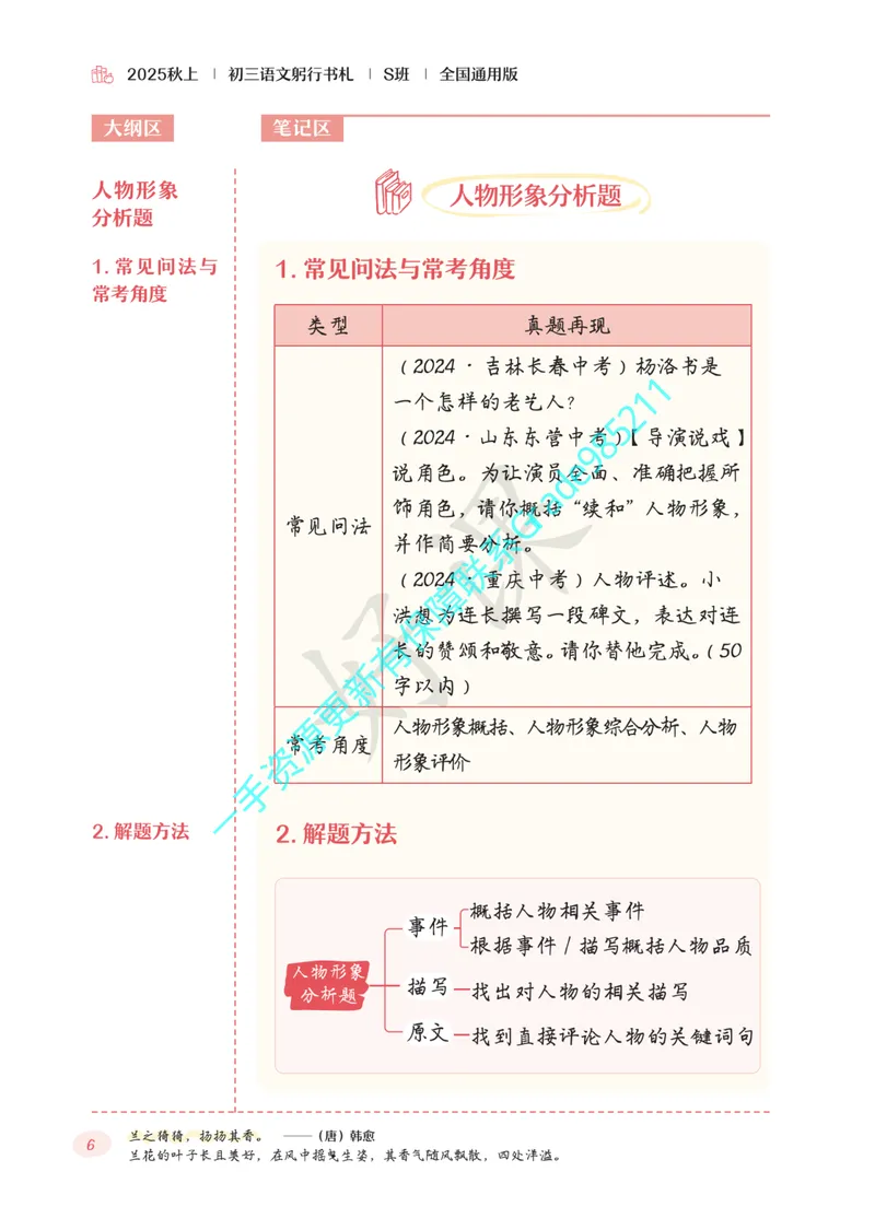 《02.2025秋上初三语文躬行书札_S班_全国通用版_26初三网课_2026初三语文周立昕_2025初三秋上人文创作自主学习TY·S（2期）-周立昕_课程资料》第10页预览