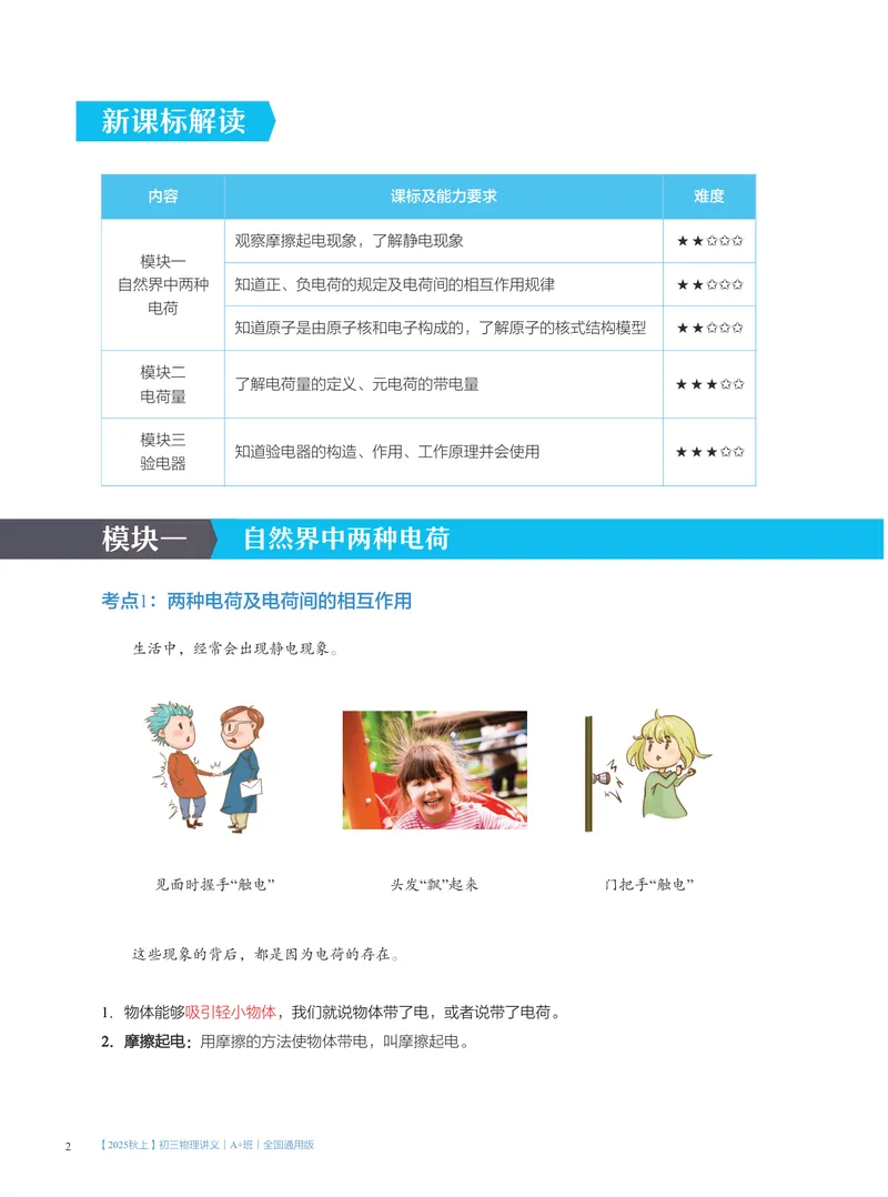 《02.2025秋上初三物理讲义｜A+班｜全国通用版_26初三网课_2026初三物理-刘怡-_2025初三秋上自然科学自主学习·TY·A+（3期）-刘怡_课程资料》第8页预览