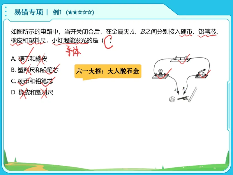 《04.课堂笔记主讲课中笔记_26初三网课_2026初三物理-刘怡-_2025初三秋上自然科学自主学习·TY·A+（3期）-刘怡_04_易错题专项秋A+班TY-2》第7页预览