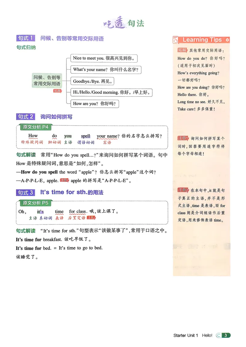 《英语7年级上册吃透重难点_25秋《53同步》初中系列_26版《53同步》七上各科_2026五三同步七上英语》第5页预览
