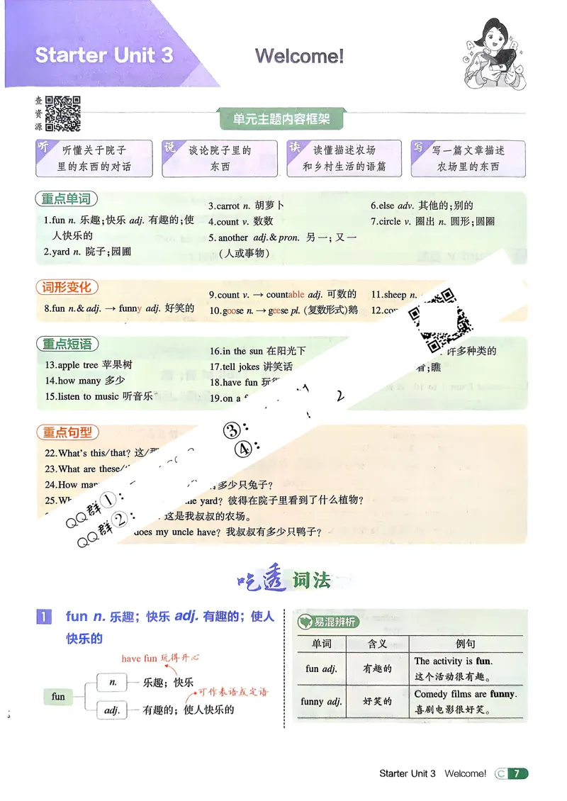 《英语7年级上册吃透重难点_25秋《53同步》初中系列_26版《53同步》七上各科_2026五三同步七上英语》第9页预览