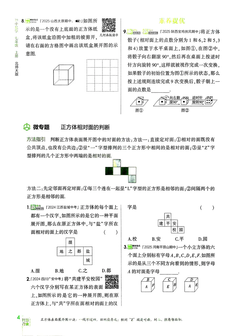 《数学BS7年级上册_25秋《53同步》初中系列_26版《53同步》七上各科_2026五三同步七上数学》第9页预览