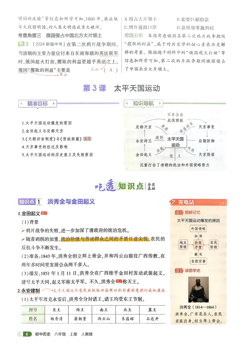 《历史8年级上册吃透重难点_25秋《53同步》初中系列_26版《53同步》八上全科_2026五三同步八上历史》第8页预览