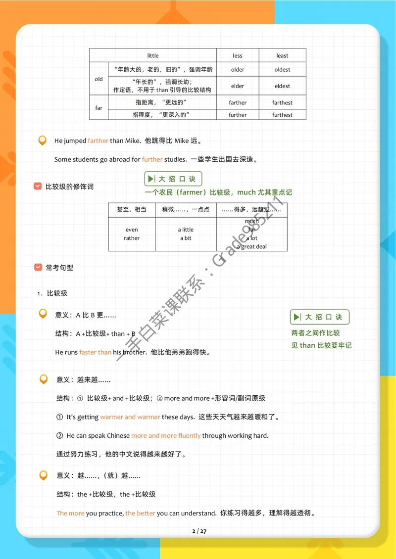《2025春期末复习宝典-初二_26初三网课_2026初三英语万雨露_2025初三秋上双语素养自主学习·TY·A+-万雨露_英语专属资料_期末复习急救包》第4页预览