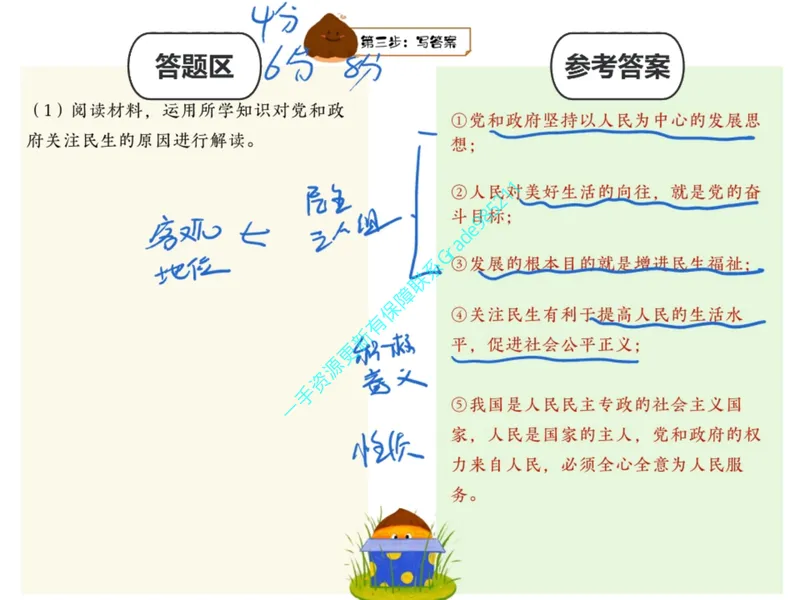 《14.课堂笔记主讲课中笔记_26初三网课_2026初三道法-林阳-_2025初三秋上道法自主学习·TY（2期）-林阳_14_易错题专项秋TY-7》第9页预览