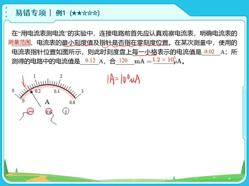 《08.课堂笔记主讲课中笔记_26初三网课_2026初三物理-刘怡-_2025初三秋上自然科学自主学习·TY·A+（3期）-刘怡_08_易错题专项秋A+班TY-4》第5页预览