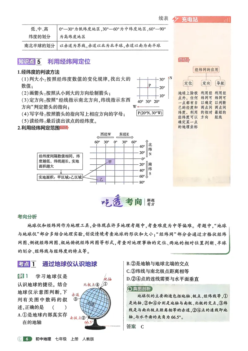 《地理7年级上册吃透重难点_25秋《53同步》初中系列_26版《53同步》七上各科_2026五三同步七上地理》第8页预览