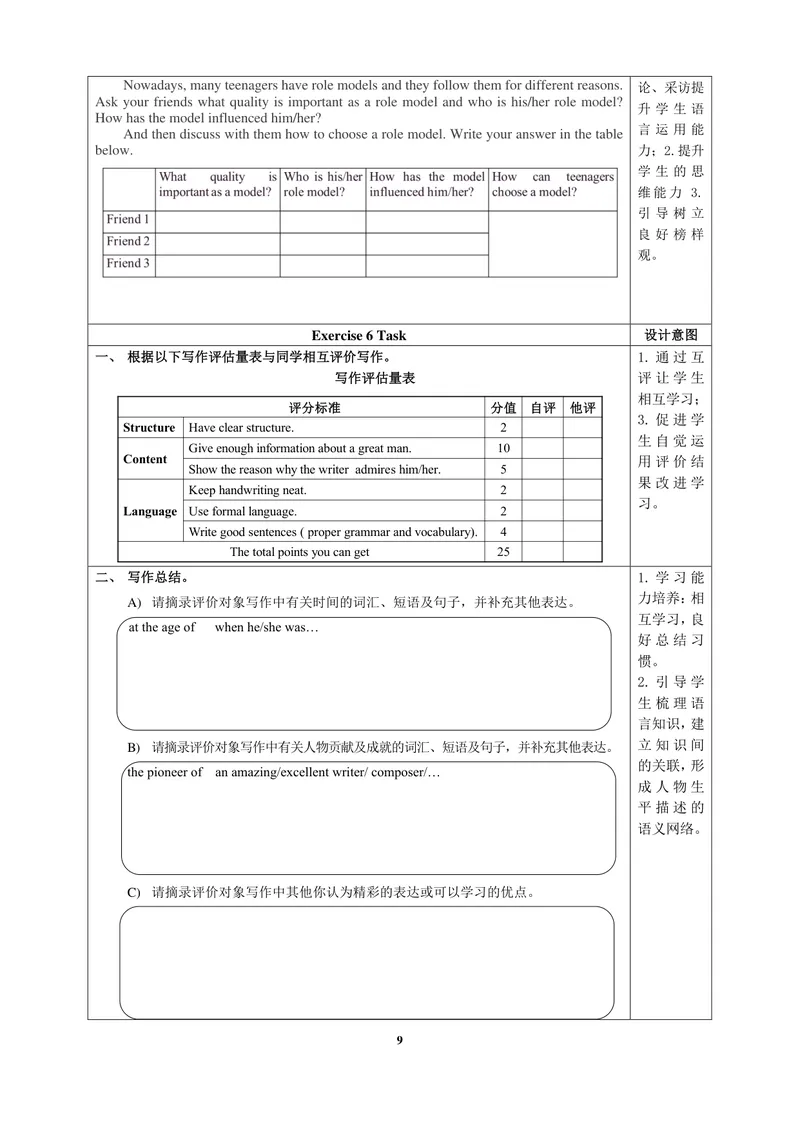 《初中英语九年级下册Unit2Greatpeople单元作业_0作业_初中全科目同步习题+精品试卷（7-9年级）_25秋初中英语《同步习题+精品试卷》_初中英语（译林版）试卷_《优秀作业单》_九年级_881》第9页预览