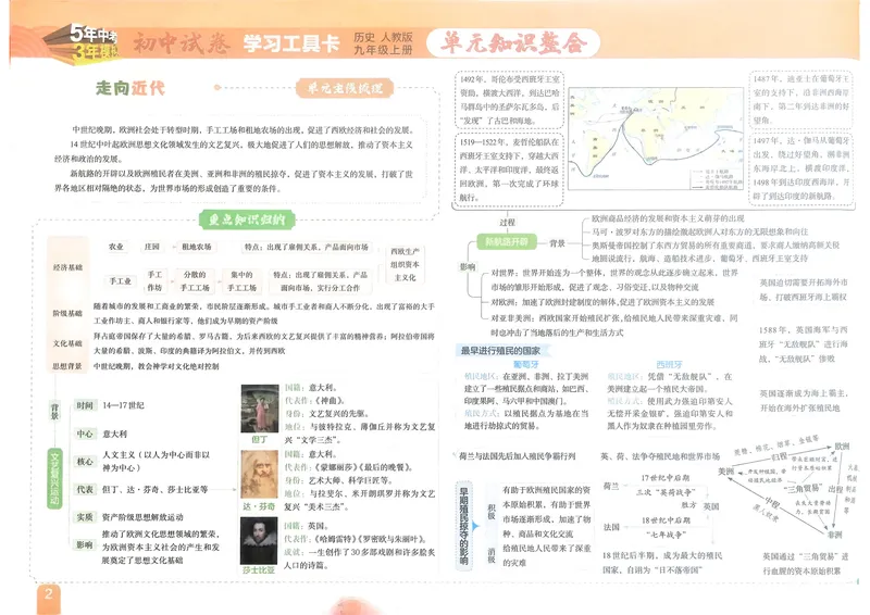 《历史9年级上册_25秋《53同步》初中系列_202653同步试卷九年级七科上》第3页预览