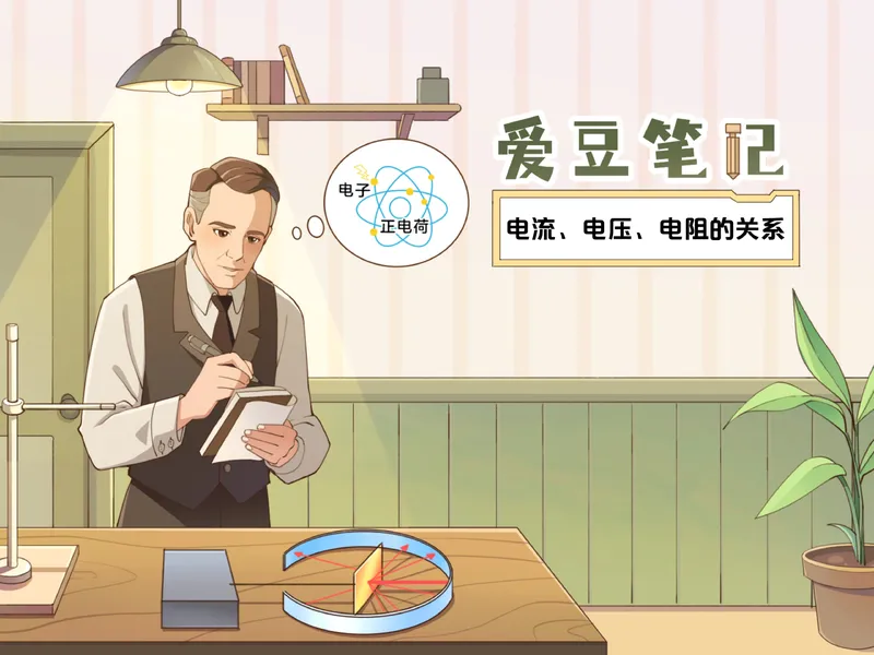 《爱豆笔记初三全国秋上7电流电压电阻的关系_26初三网课_2026初三物理-杨萌-_初三物理培训班（秋上·全国版·S）-未知教师_8.电流、电压、电阻的关系》第1页预览