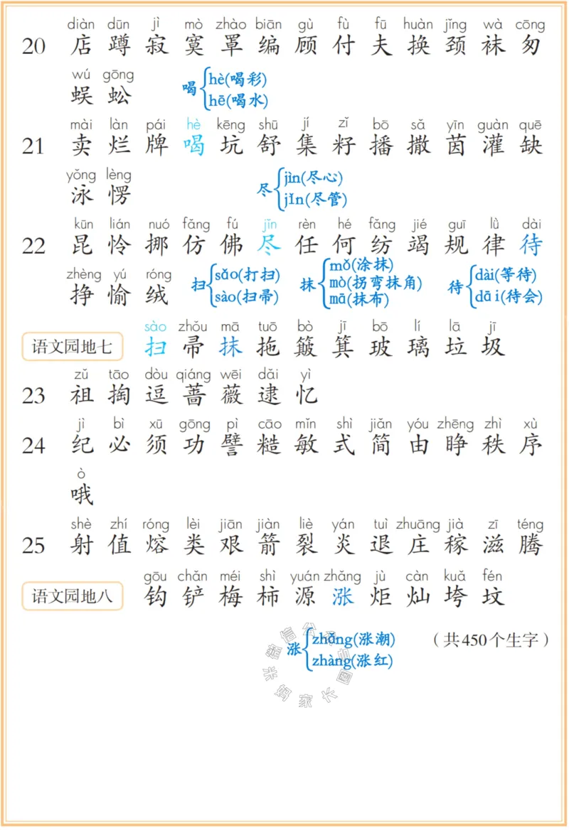 《038.24春二年级下册识字表、写字表、词语表注音公众号：米妈家长圈_小学1-6年级全科全套_1-6年级全科下册_二年级_其他补充资料_语文资料》第4页预览