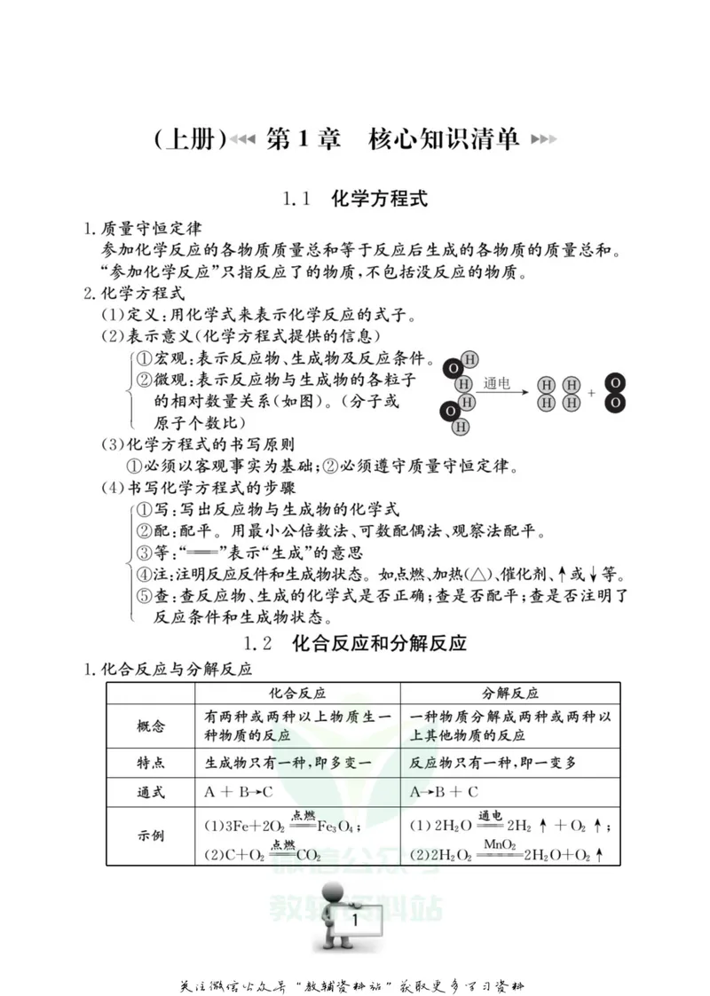 《名师金典九年级全册科学华师版随身宝_初中全科目同步习题+精品试卷（7-9年级）_25秋初中科学《同步习题+精品试卷》_《名师金典》》第2页预览