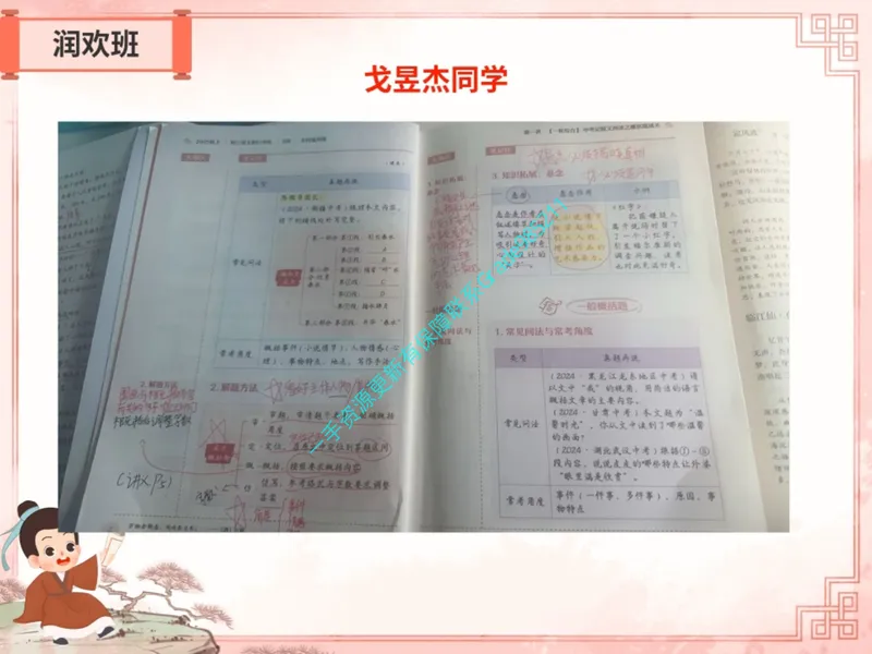 《03.课堂笔记主讲课中笔记_26初三网课_2026初三语文周立昕_2025初三秋上人文创作自主学习TY·S（2期）-周立昕_03_文学创作心语绵绵抒真情》第7页预览