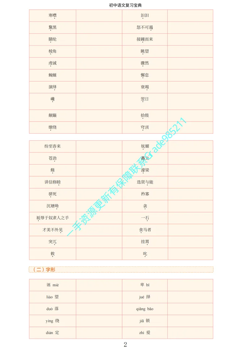《03-03-01.期末全盘梳理_26初三网课_2026初三语文宋北平_2025初三秋上人文创作自主学习TY·A+（2期）-宋北平_课程资料_春续秋专属资料_期末全盘梳理》第4页预览