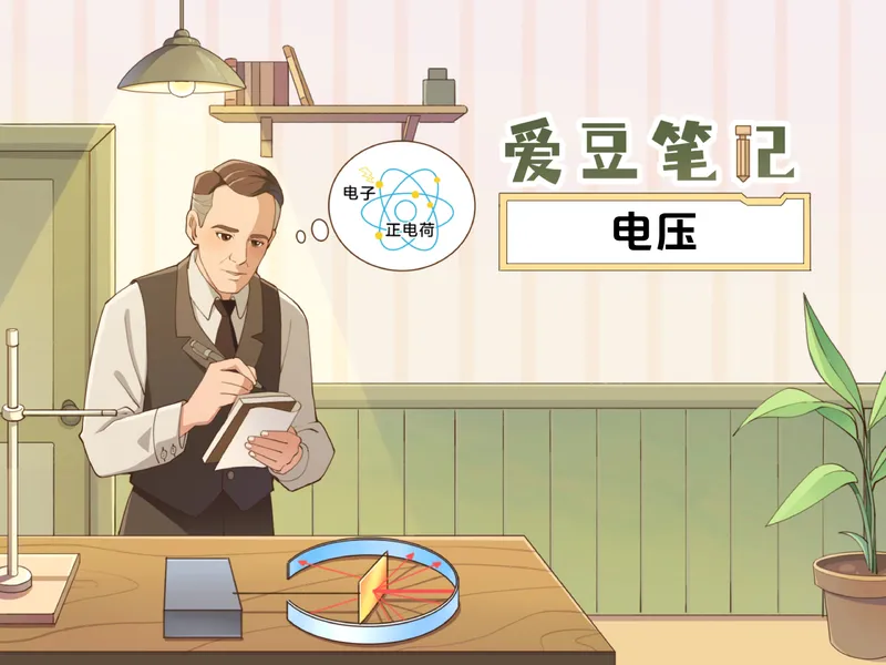 《爱豆笔记初三全国秋上4电压_26初三网课_2026初三物理-杨萌-_初三物理培训班（秋上·全国版·S）-未知教师_5.电压》第1页预览