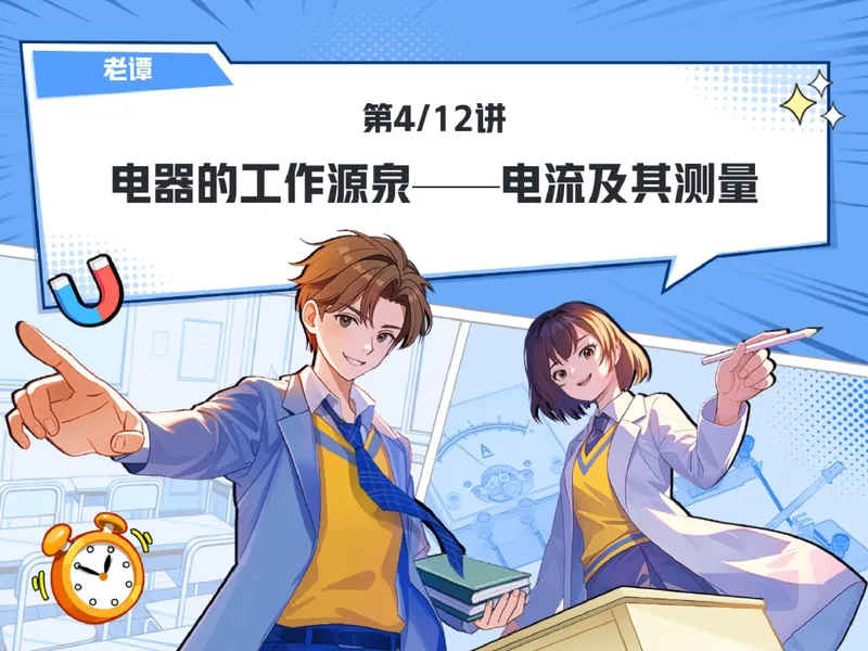 《07.课堂笔记主讲课中笔记_26初三网课_2026初三物理谭清军_2025初三秋上自然科学自主学习·TY·A+（2期）-谭清军_07_电器的工作源泉》第1页预览