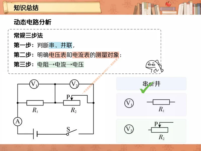 《爱豆笔记初三全国秋上9欧姆定律的应用_26初三网课_2026初三物理-杨萌-_初三物理培训班（秋上·全国版·S）-未知教师_10.欧姆定律的应用》第3页预览
