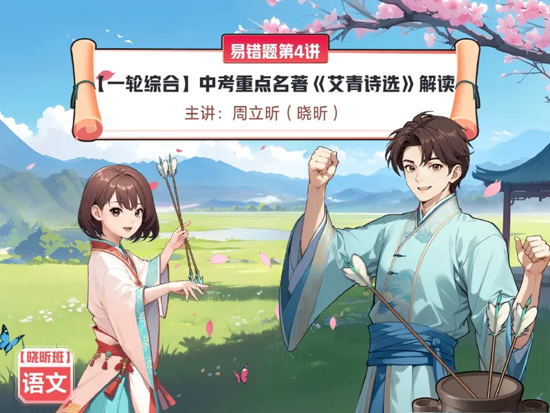 《11-01.课堂笔记主讲课中笔记_26初三网课_2026初三语文周立昕_2025初三秋上人文创作自主学习TY·S（2期）-周立昕_课程资料_第8节易错题专项秋S班TY-4》第1页预览