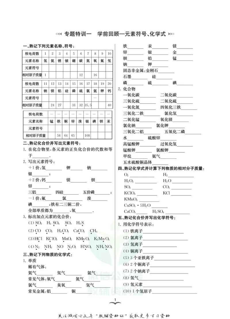 《名师金典九年级全册科学华师版专题特训_初中全科目同步习题+精品试卷（7-9年级）_25秋初中科学《同步习题+精品试卷》_《名师金典》》第4页预览