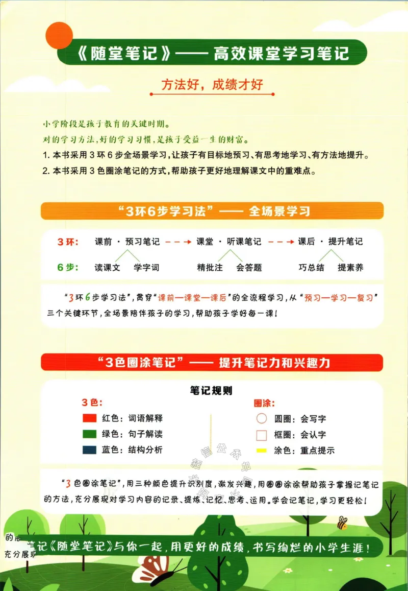 《039.语文黄冈随堂笔记三年级下册公众号：米妈家长圈_小学1-6年级全科全套_1-6年级全科下册_三年级_其他补充资料_语文资料》第2页预览