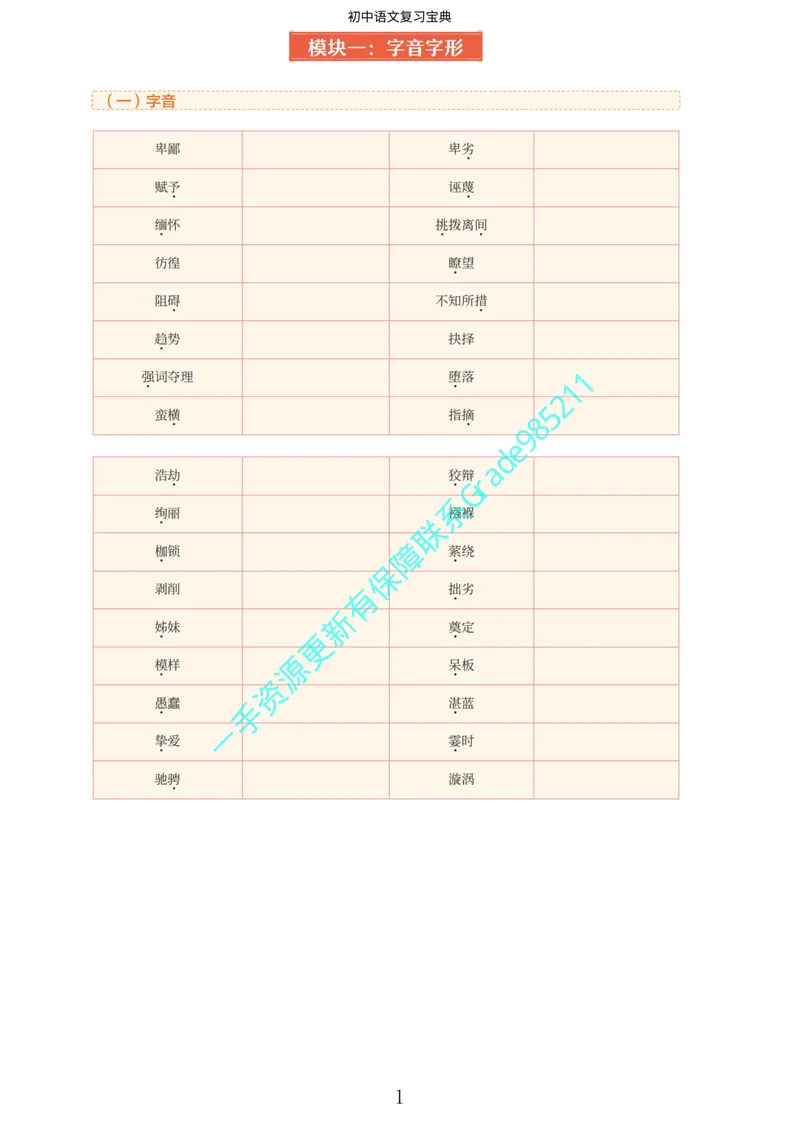 《03-03-01.期末全盘梳理_26初三网课_2026初三语文周立昕_2025初三秋上人文创作自主学习TY·S（2期）-周立昕_课程资料_春续秋专属资料_期末全盘梳理》第3页预览