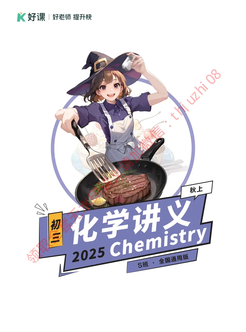 《0.02025秋上初三化学讲义｜S班｜全国通用版_1-20_26初三网课_2026初三化学杨雯智_5.2.2025秋上.S班初三化学培训班（杨雯智）》第1页预览