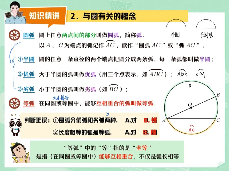 《05.课堂笔记主讲课中笔记一手已是白菜价购课请联系:yolo20030303_26初三网课_2026初三数学杜艺波_2025初三秋上数理思维自主学习·RJ·A+(2期)-杜艺波_05_折叠圆中的直角探秘》第10页预览