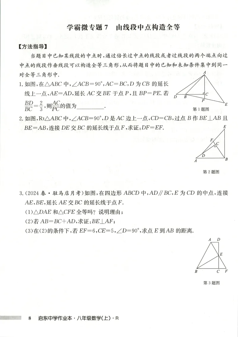 《学霸微专题_初中全科目同步习题+精品试卷（7-9年级）_25秋初中数学《同步习题+精品试卷》_初中数学人教版试卷_初中数学人教版7-9年级上册_《启东中学作业本》25秋_8年级上册》第10页预览