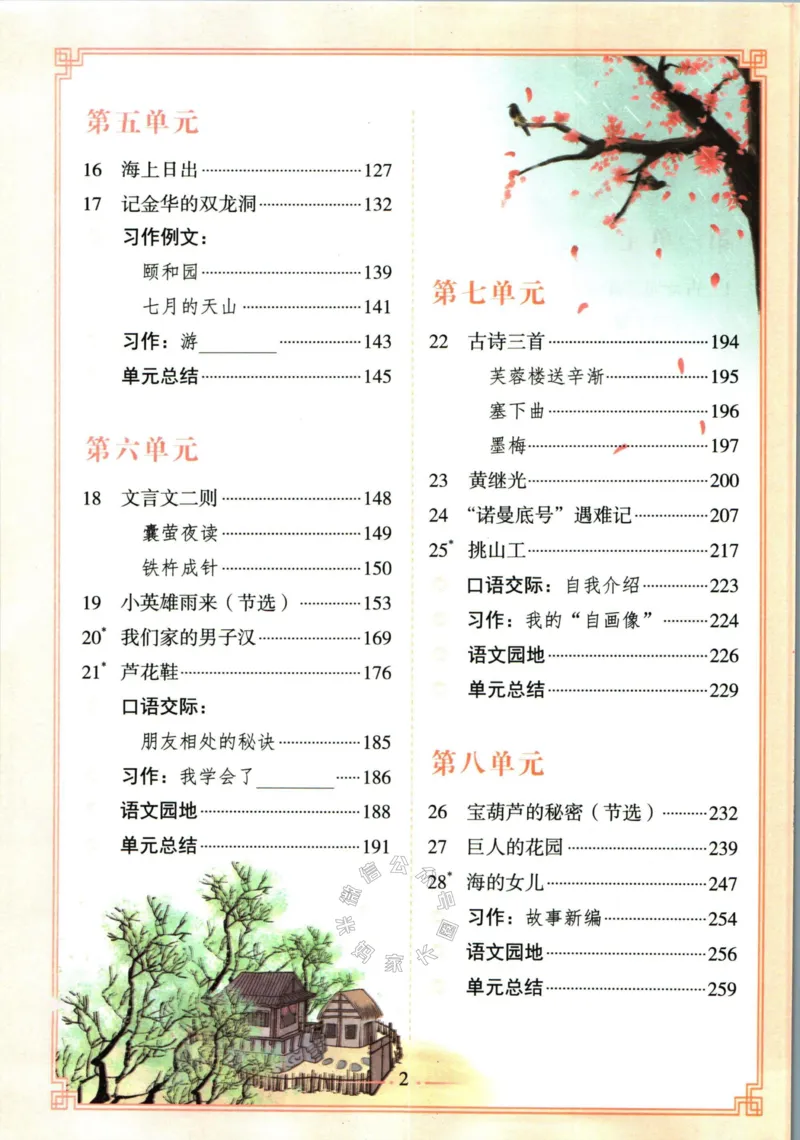 《036.语文黄冈随堂笔记四年级下册公众号：米妈家长圈_小学1-6年级全科全套_1-6年级全科下册_四年级_其他补充资料_语文资料》第6页预览
