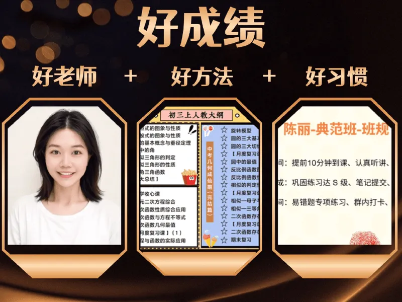 《01.课堂笔记主讲课中笔记_26初三网课_2026初三数学-陈丽-_2025初三秋上数理思维自主学习·RJ·A+（1期）-陈丽_01_巅峰对称探索图（含导学）》第2页预览