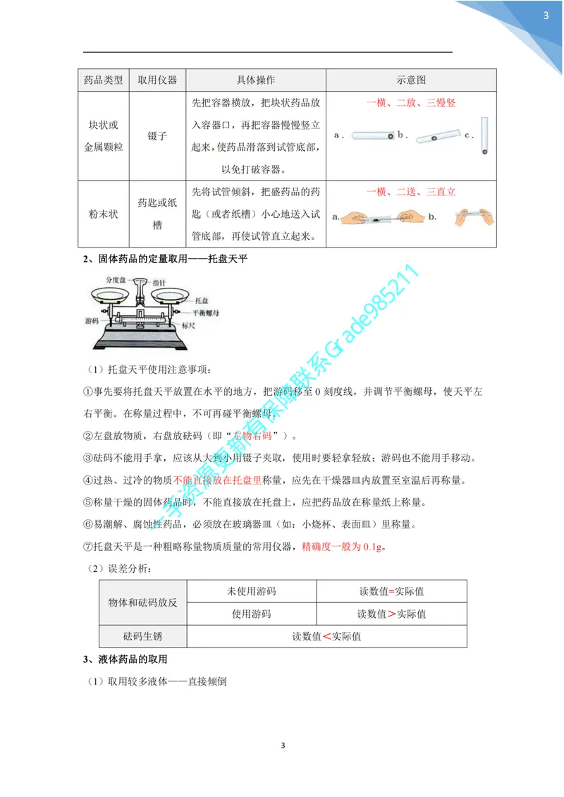 《02-01.初中化学期中复习宝典_26初三网课_2026初三化学杨雯智_2025初三秋上实验科学自主学习·TY·A+（2期）-杨雯智_课程资料_福利资料》第6页预览