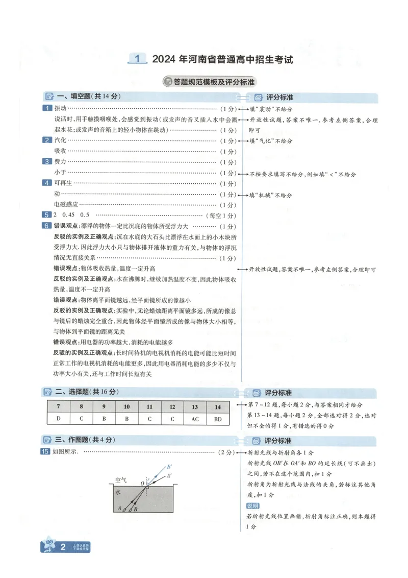 《2025河南中考物理45套卷答案_2025版金考卷《45套中考试卷汇编》初中7科全（全国、各地多版本）_2025版金考卷《45套中考试卷汇编》初中语文、数学、英语、物理、化学（河南）》第4页预览