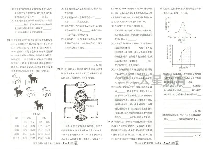 《2025金考卷中考试卷汇编45套河北生物_2025版金考卷《45套中考试卷汇编》初中7科全（全国、各地多版本）_2025版金考卷《45套中考试卷汇编》初中八科全套（河北）》第10页预览