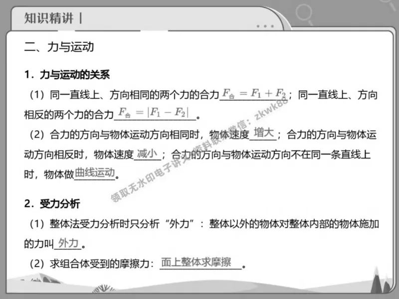 《15.课堂笔记主讲课中笔记_2025初三网课_25初三物理_4.2.2024秋上.A+班初三物理培训班（付雷）_春季上-寒假班A+_课堂笔记》第6页预览