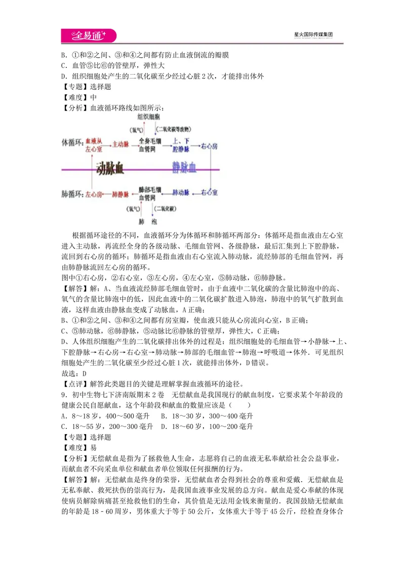 《期末2卷_初中全科目同步习题+精品试卷（7-9年级）_25秋初中生物《同步习题+精品试卷》_初中生物试卷（济南版）_同步试题资源包（7B）_生物七下济南版期中期末试题》第5页预览