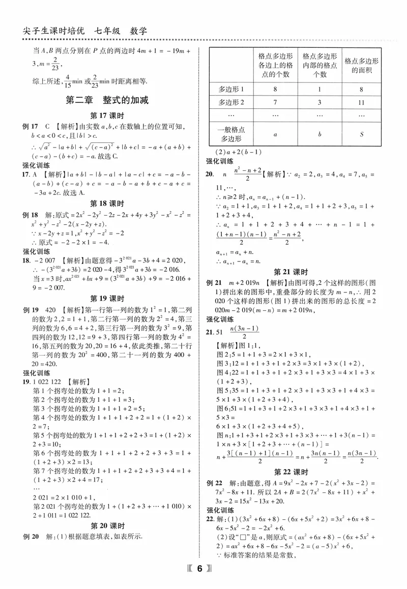 《数学《尖子生课时培优》7年级答案_初中全科目同步习题+精品试卷（7-9年级）_25秋初中数学《同步习题+精品试卷》_初中数学人教版试卷_初中数学人教版7-9年级上册_《尖子生课时培优》》第7页预览