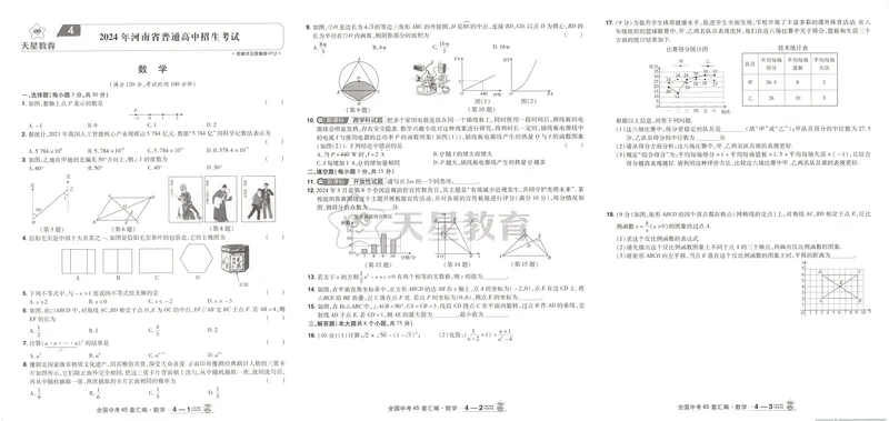 《2025《全国各省市45套•中考试卷汇编》数学_2025版金考卷《45套中考试卷汇编》初中7科全（全国、各地多版本）》第9页预览