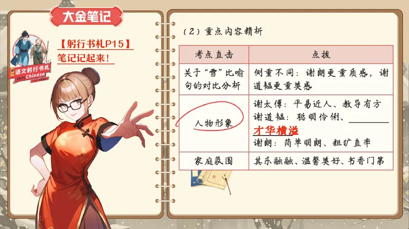 《05.课堂笔记主讲课中笔记_26初一网课_2026初一语文-金鸽-_2025初一秋上人文创作自主学习TY·A+（3期）-金鸽_05_文学鉴赏文意内容精提炼》第3页预览