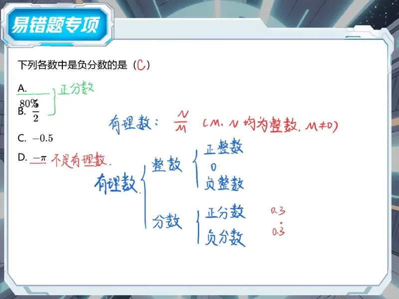 《02-01.课堂笔记主讲课中笔记_26初一网课_2026初一数学张永辉_2025初一秋上数理思维自主学习·RJ·A+（1期）-张永辉_课程资料_第2节易错题专项秋A+班RJ-1》第5页预览