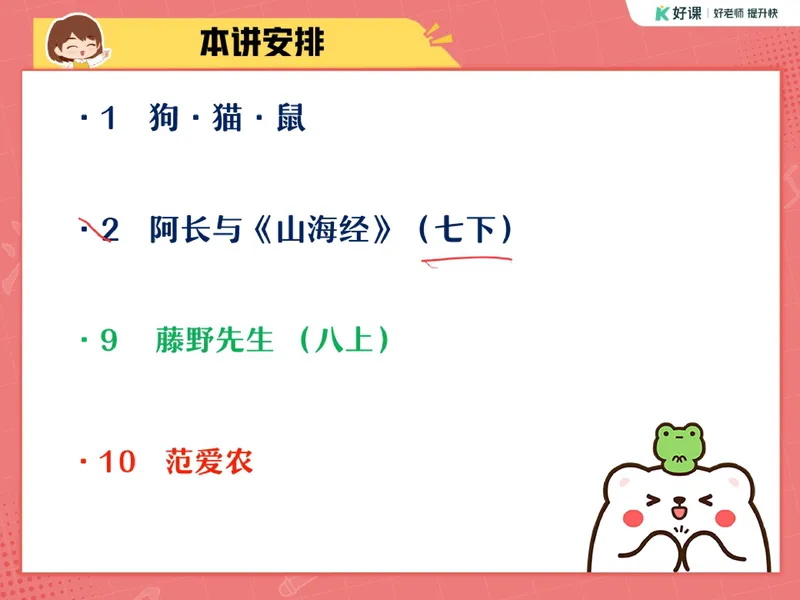 《02.课堂笔记主讲课中笔记_26初一网课_2026初一语文-金鸽-_2025初一秋上人文创作自主学习TY·A+（3期）-金鸽_02_易错题专项秋A+班TY-1》第2页预览