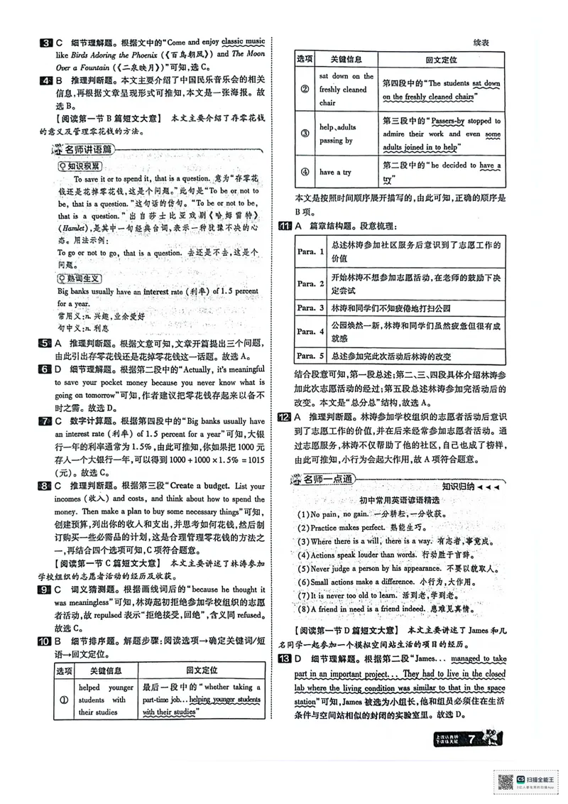 《45套答案_2025版金考卷《45套中考试卷汇编》初中7科全（全国、各地多版本）_2025版金考卷《45套中考试卷汇编》初中语文、数学、英语、物理、化学（辽宁）_2025辽宁英语金考卷》第9页预览