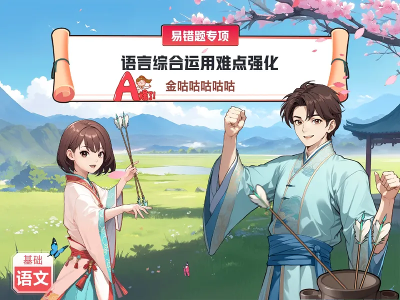 《10.课堂笔记主讲课中笔记_26初一网课_2026初一语文-金鸽-_2025初一秋上人文创作自主学习TY·A+（3期）-金鸽_10_易错题专项秋A+班TY-5》第1页预览