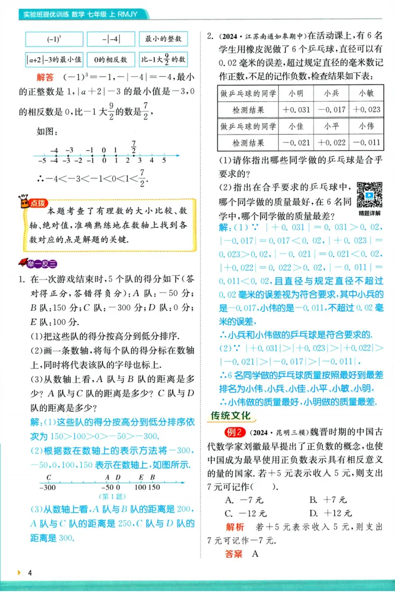 《实验班提优训练-7上-数学人教版学霸攻略_初中全科目同步习题+精品试卷（7-9年级）_25秋初中数学《同步习题+精品试卷》_初中数学人教版试卷_初中数学人教版7-9年级上册》第6页预览