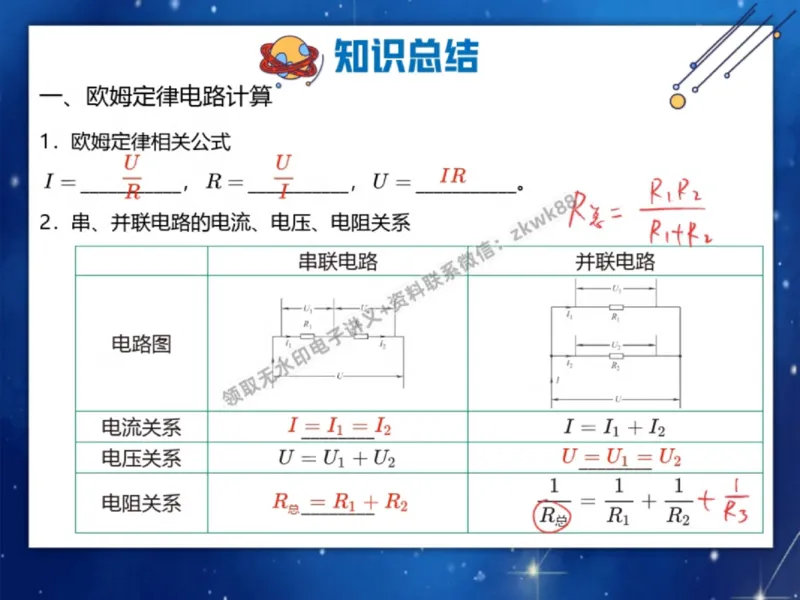 《07.课堂笔记主讲课中笔记_2025初三网课_25初三物理_4.2.2024秋上.A+班初三物理培训班（付雷）_秋季下-秋季班A+_课堂笔记》第3页预览