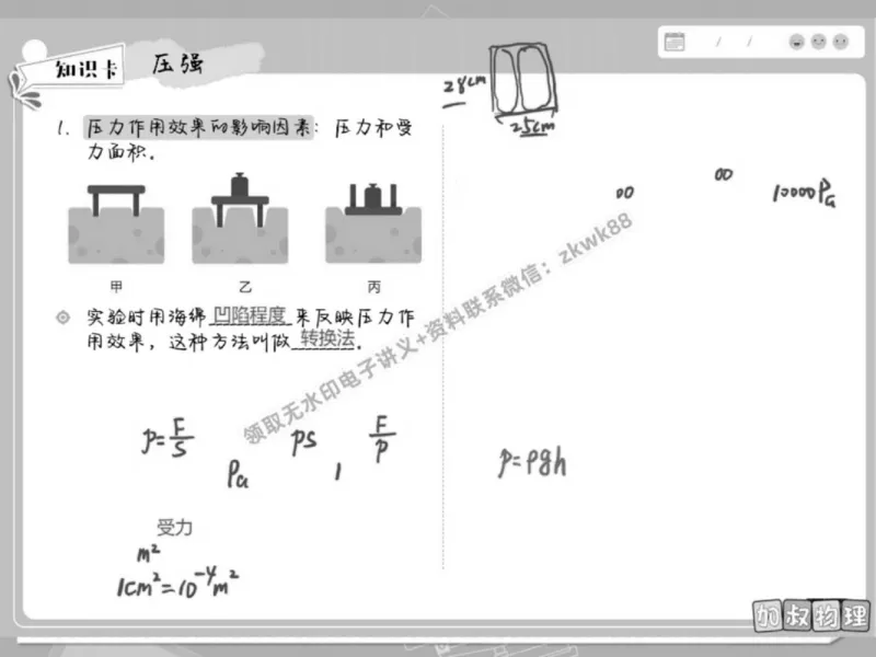 《05.课堂笔记主讲课中笔记_2025初三网课_25初三物理_4.2.2024秋上.A+班初三物理培训班（付雷）_春季上-寒假班A+_课堂笔记》第8页预览