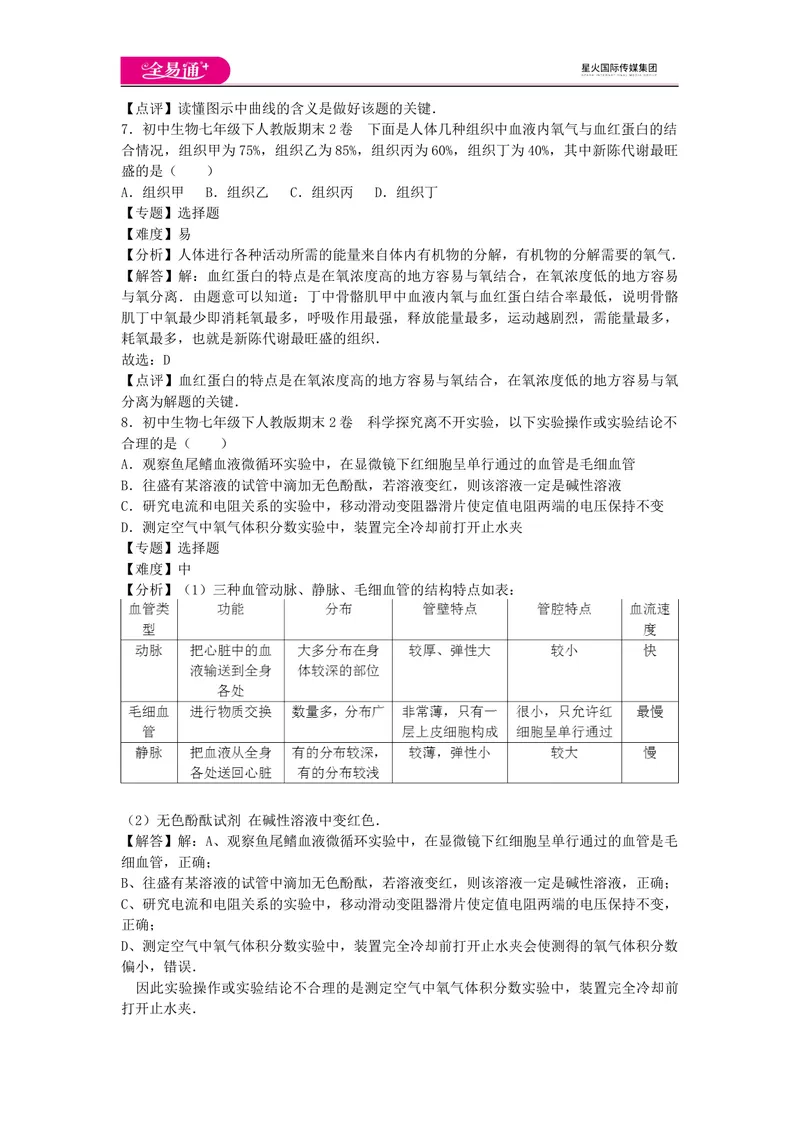 《期末2卷_初中全科目同步习题+精品试卷（7-9年级）_25秋初中生物《同步习题+精品试卷》_初中生物试卷（人教版）_《同步试题》_同步试题资源包（7B）_生物人教七下期中期末》第4页预览