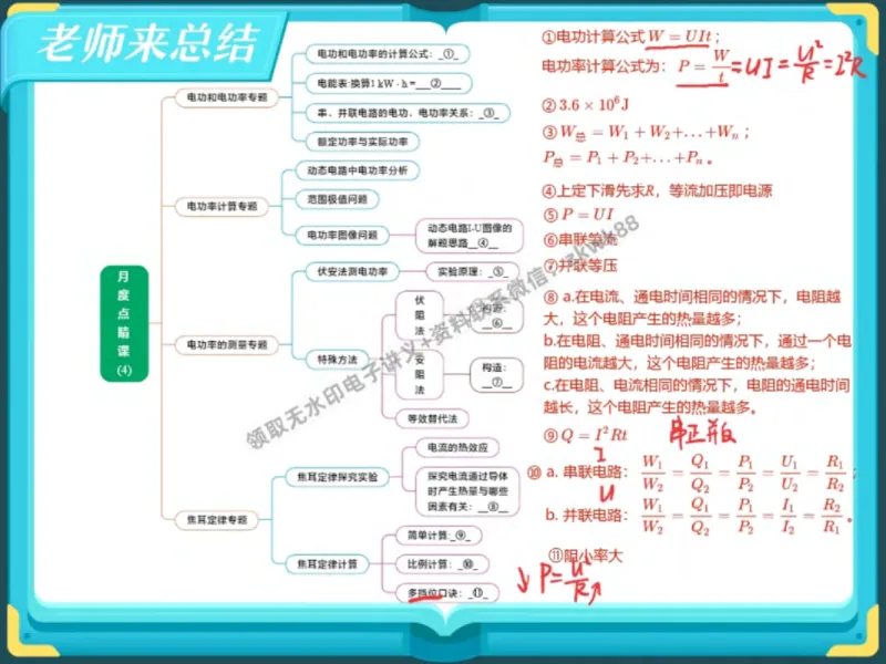 《23.课堂笔记主讲课中笔记_2025初三网课_25初三物理_4.2.2024秋上.A+班初三物理培训班（付雷）_秋季下-秋季班A+_课堂笔记》第3页预览