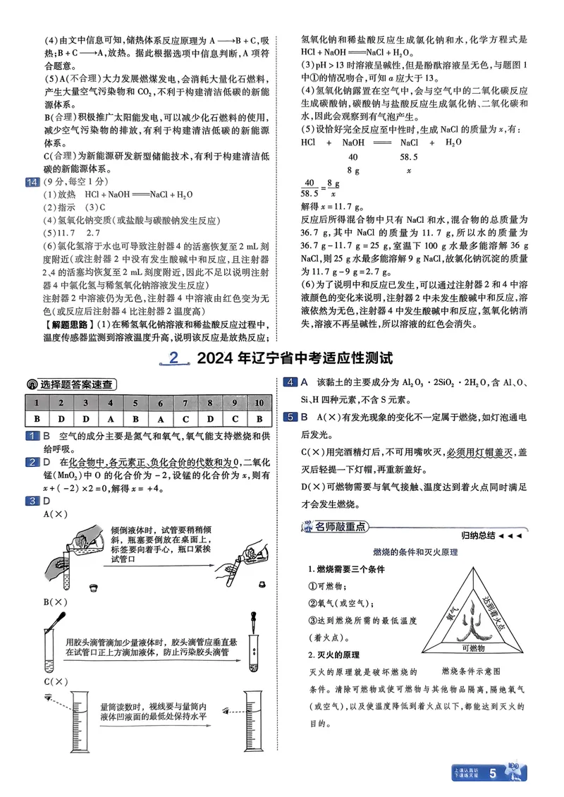 《金考卷45套卷化学参考答案_2025版金考卷《45套中考试卷汇编》初中7科全（全国、各地多版本）_2025版金考卷《45套中考试卷汇编》初中语文、数学、英语、物理、化学（辽宁）》第8页预览