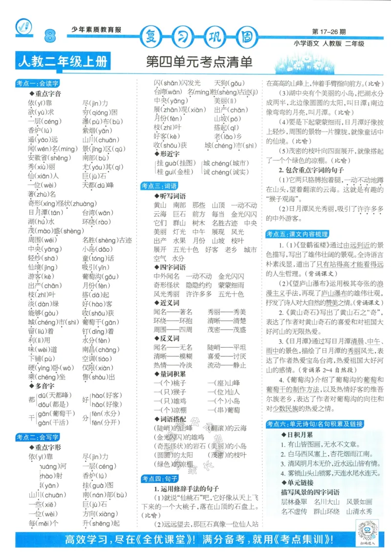 《058.24春语文少年素质教育报寒假巩固与先修二年级（有答案）公众号：米妈家长圈_小学1-6年级全科全套_1-6年级全科下册_二年级_其他补充资料_语文资料》第8页预览