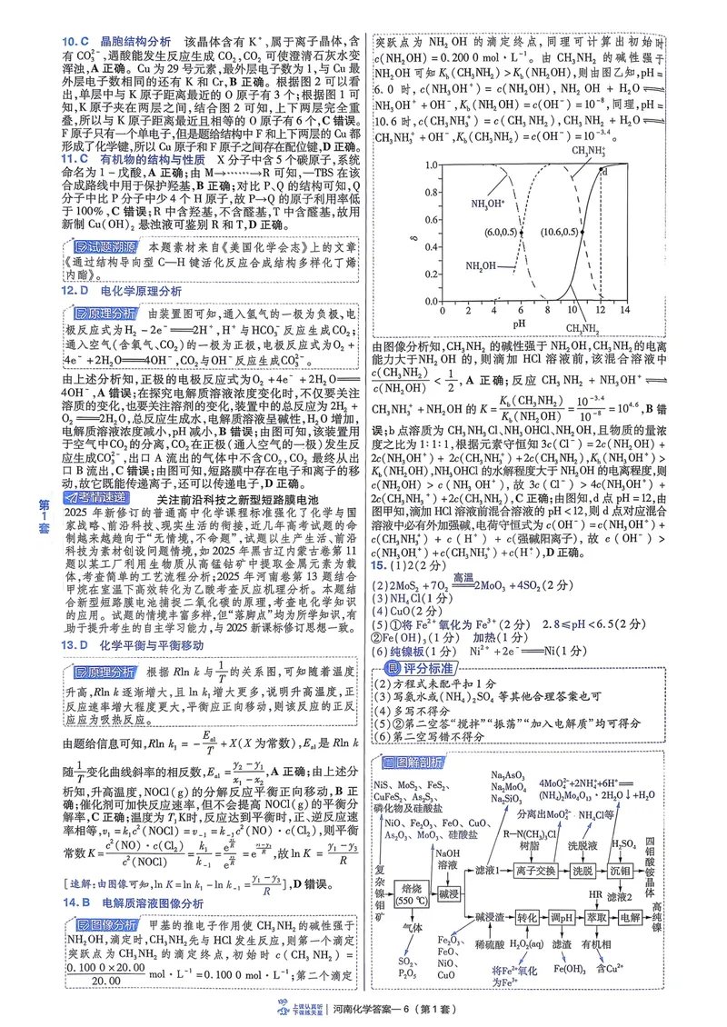 《6维解析册_2027金考卷45套_2027《天星教育•金考卷优秀模拟试卷汇编45套》(高考)(地区版)_2027《天星教育•金考卷优秀模拟试卷汇编45套》(高考)(物化生)(河南专用)》第8页预览